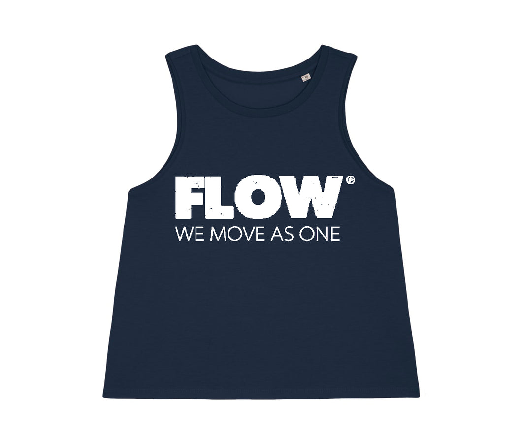 Wild Thing - French Navy - FLOW WE MOVE AS ONE - White